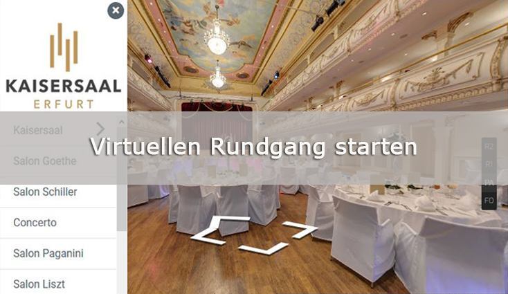 Virtueller Rundgang Kaisersaal starten