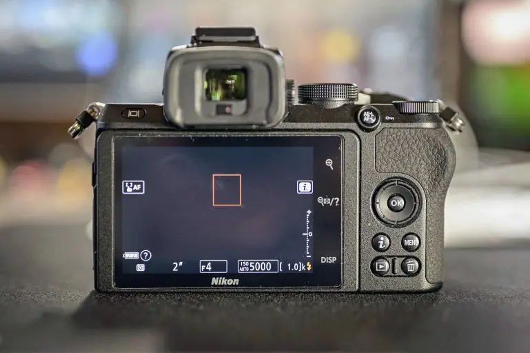 Nikon Z50 Rückansicht